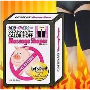 รูปภาพที่1 ของสินค้า : Fat Buster CALORIE OFF Massage Shaper (สีดำ/สีเนื้อ)ปลอกกระชับต้นขา ช่วยเผาผลาญแคลอรี่ 
