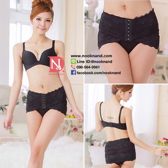 ٻҾ2 ͧԹ : Դ˹ҷͧ اԧҹ  ٻç  Japan Lace Body Tummy Thighs Shaper Hip Corset Belt 