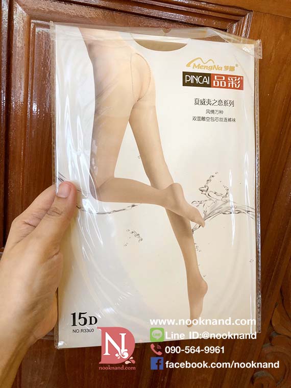 ٻҾ2 ͧԹ : اͧŴѹ ẺԴ MengNa PINCAI air core 15D No. R3300 Full Body Slimming Stocking