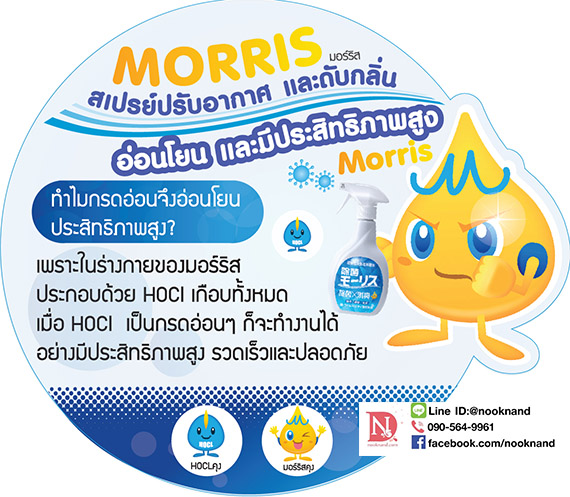 ٻҾ3 ͧԹ : MORRIS AIR REFRESHER SPRAY 400 ml  (տǩմ)