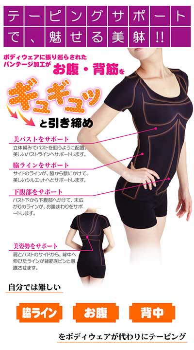 ٻҾ4 ͧԹ : ´ҡѹ TAPING SHAPE BODY WEAR 䫴M-L/L-LL ѹµ ٻҧٴ觢ѹͧͼҼкҡ