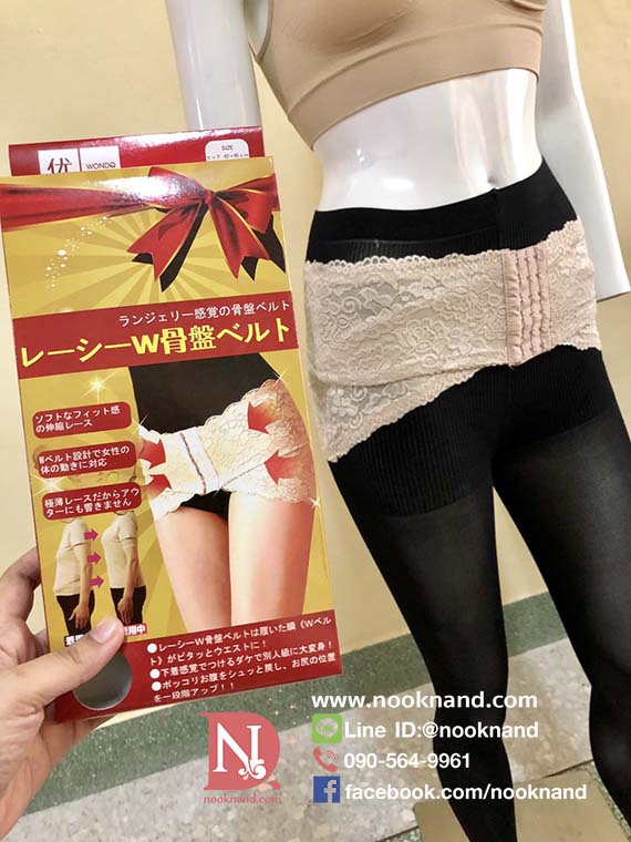 ٻҾ5 ͧԹ : Դ˹ҷͧ اԧҹ  ٻç  Japan Lace Body Tummy Thighs Shaper Hip Corset Belt 