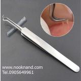 สแตนเลสคีบสิวเสี้ยนแบบมืออาชีพ สแตนเลสคีบสิวเสี้ยนแบบมืออาชีพ